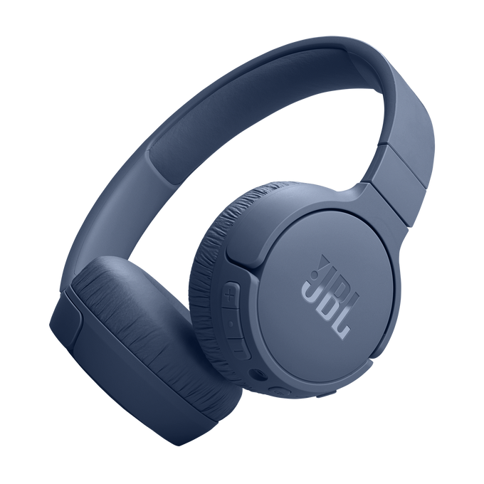 JBL Tune 670NC - Blue - Adaptive Noise Cancelling Wireless On-Ear Headphones - Hero image number null